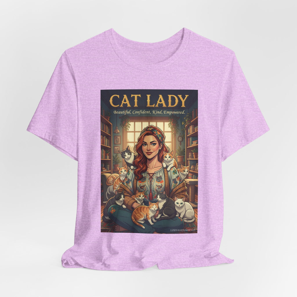 "Cat Lady - Empowered" Tee —   Cute Catgirl T-Shirt