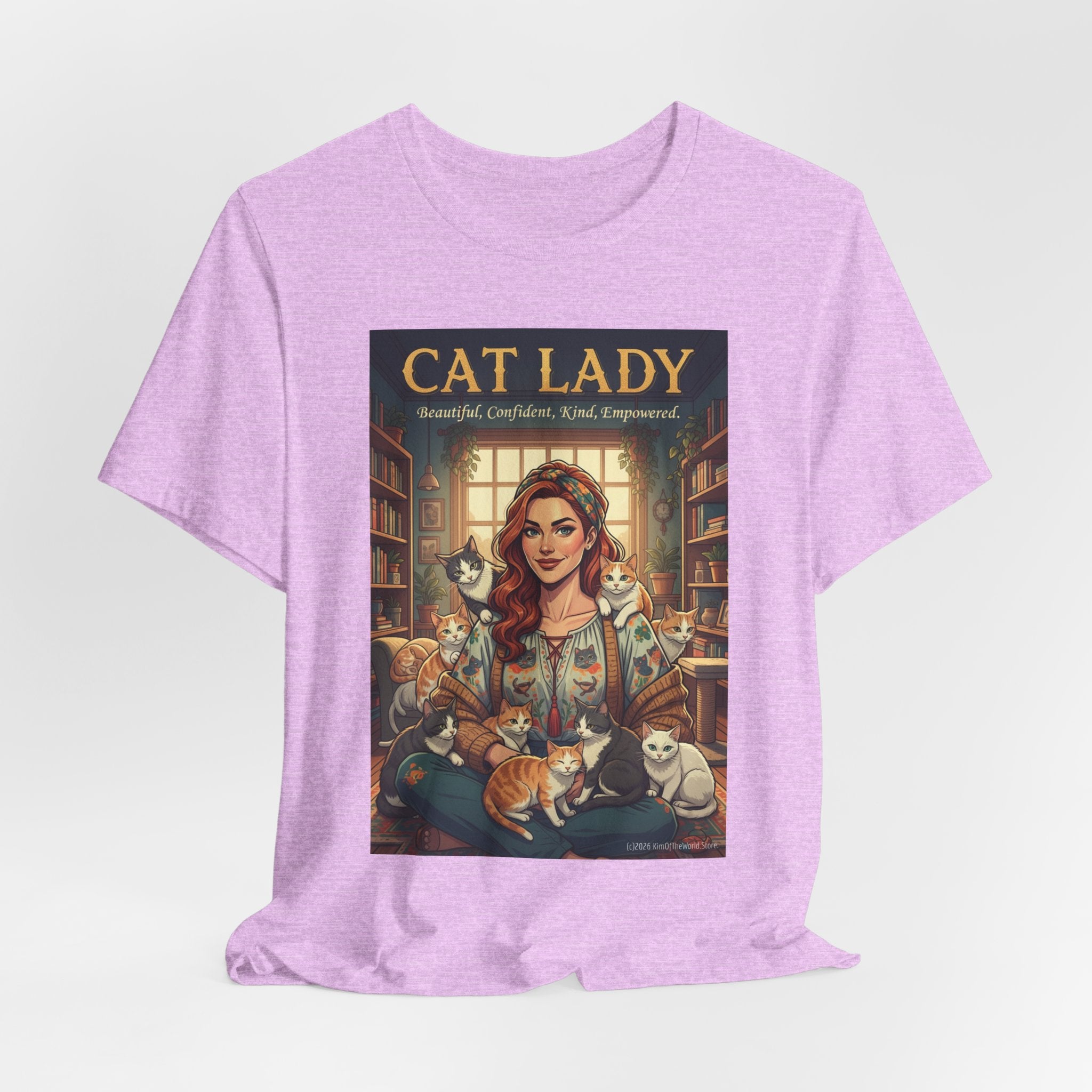 "Cat Lady - Empowered" Tee —   Cute Catgirl T-Shirt