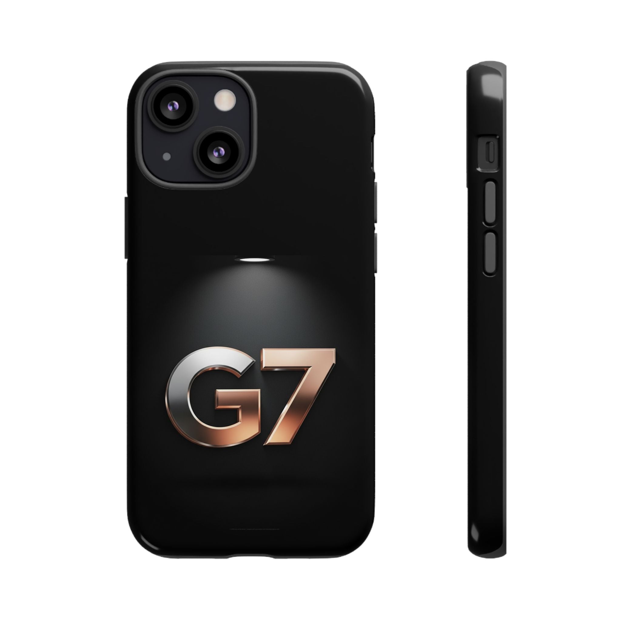 G7 Spotlight Tough Phone Case — Sleek Metallic Logo Protective Cover