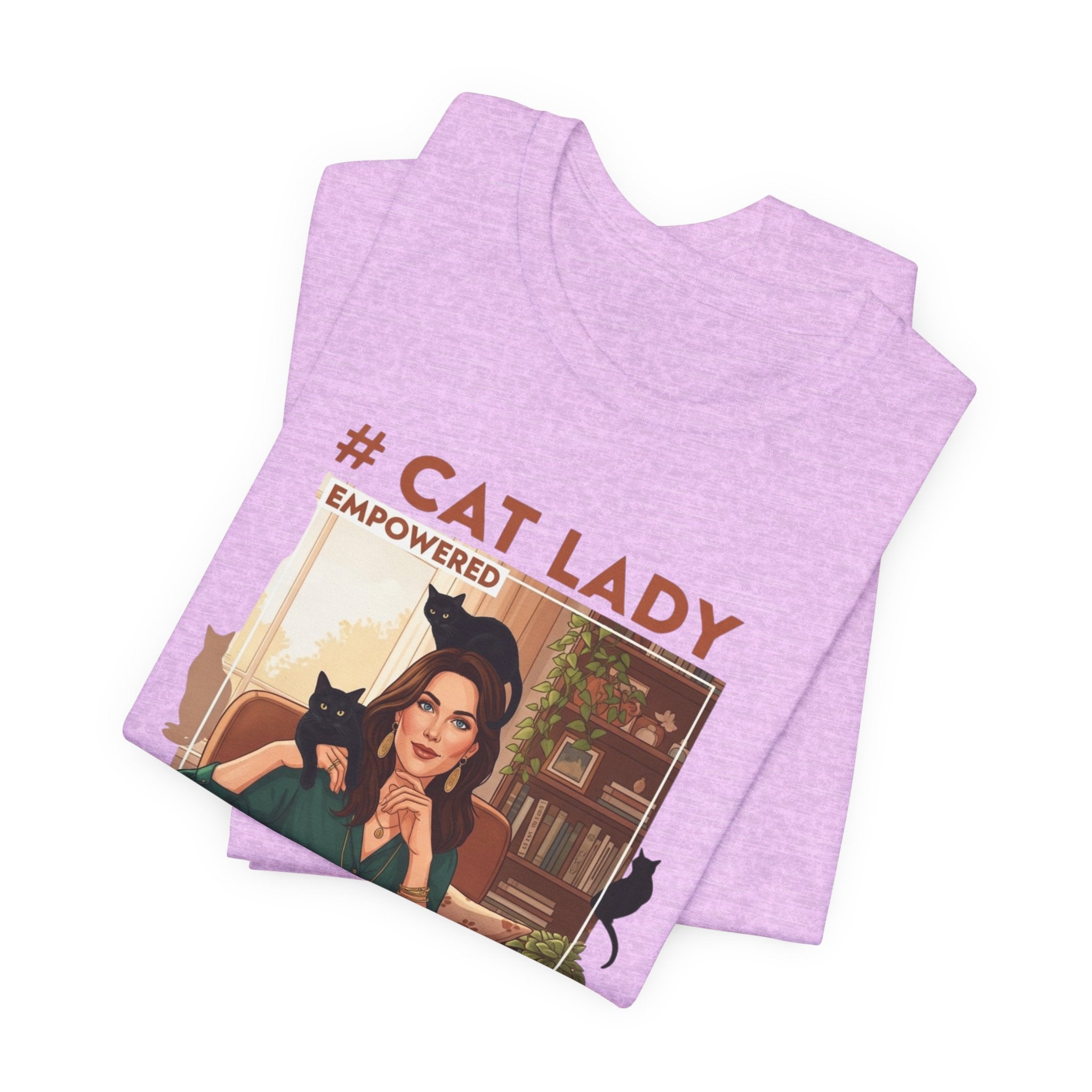 "Cat Lady - #Empowered" Tee —   Cute Catgirl T-Shirt
