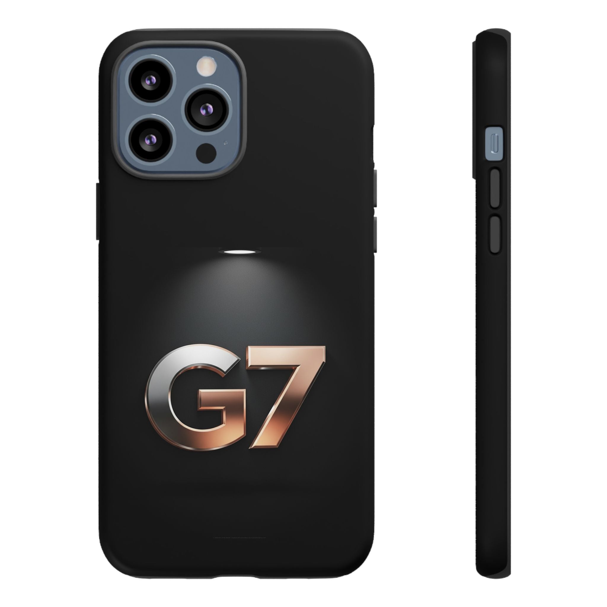G7 Spotlight Tough Phone Case — Sleek Metallic Logo Protective Cover