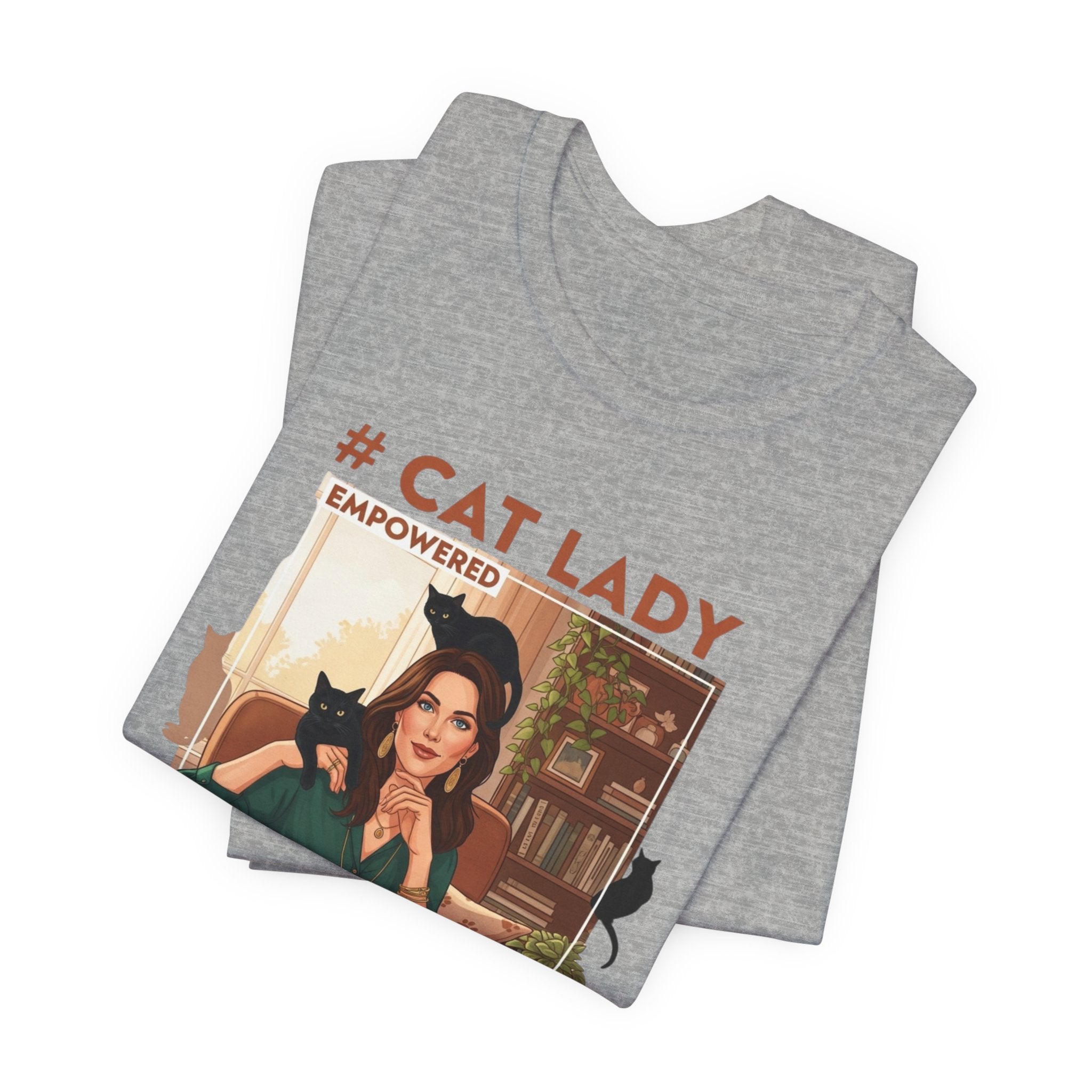 "Cat Lady - #Empowered" Tee —   Cute Catgirl T-Shirt
