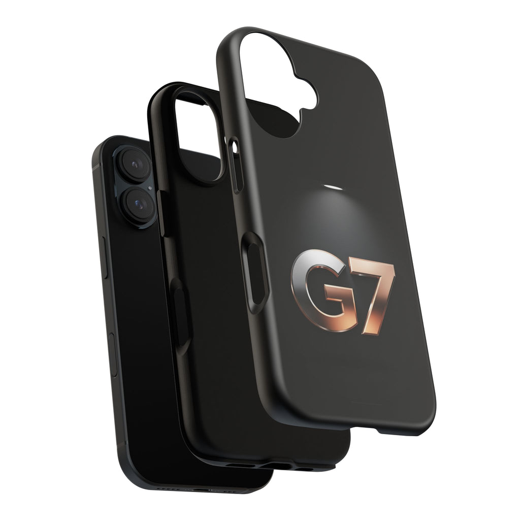 G7 Spotlight Tough Phone Case — Sleek Metallic Logo Protective Cover