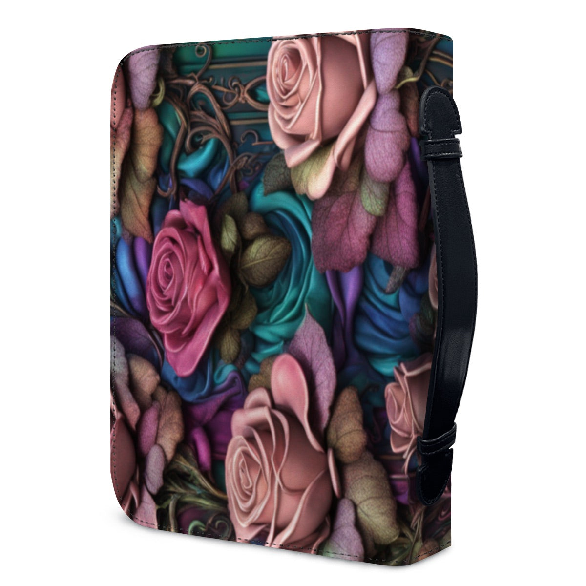 Gothic Rose Leather Bible Cover