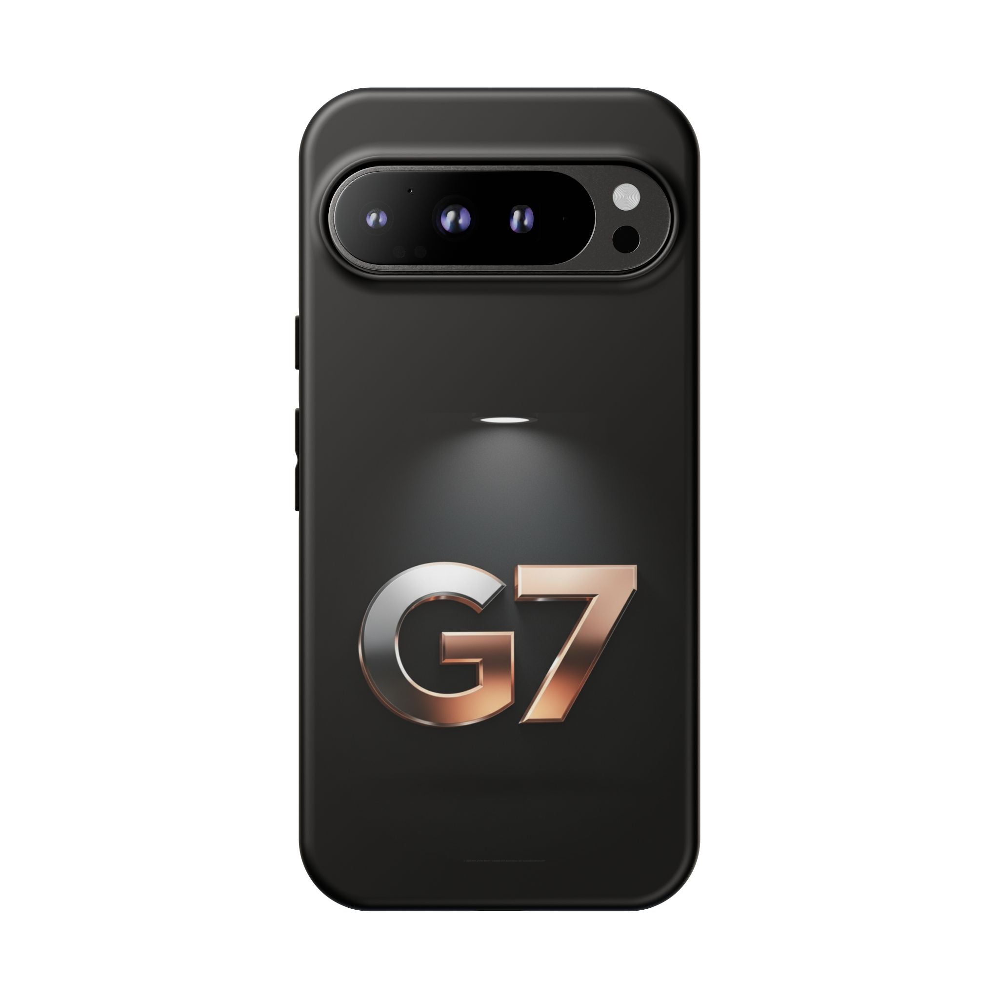 G7 Spotlight Tough Phone Case — Sleek Metallic Logo Protective Cover