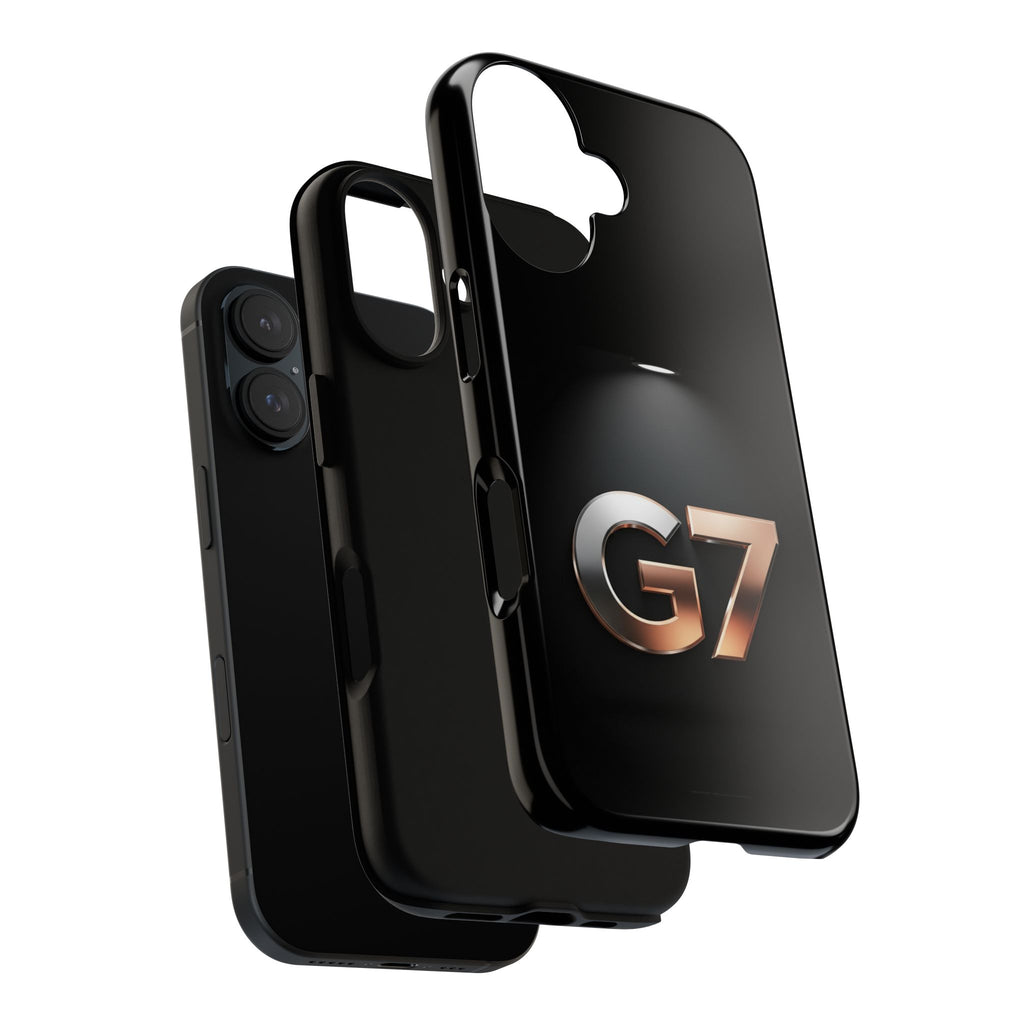 G7 Spotlight Tough Phone Case — Sleek Metallic Logo Protective Cover