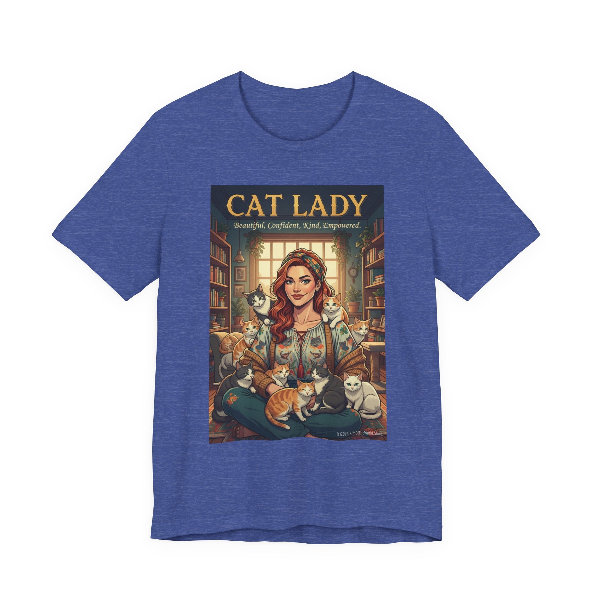 "Cat Lady - Empowered" Tee —   Cute Catgirl T-Shirt