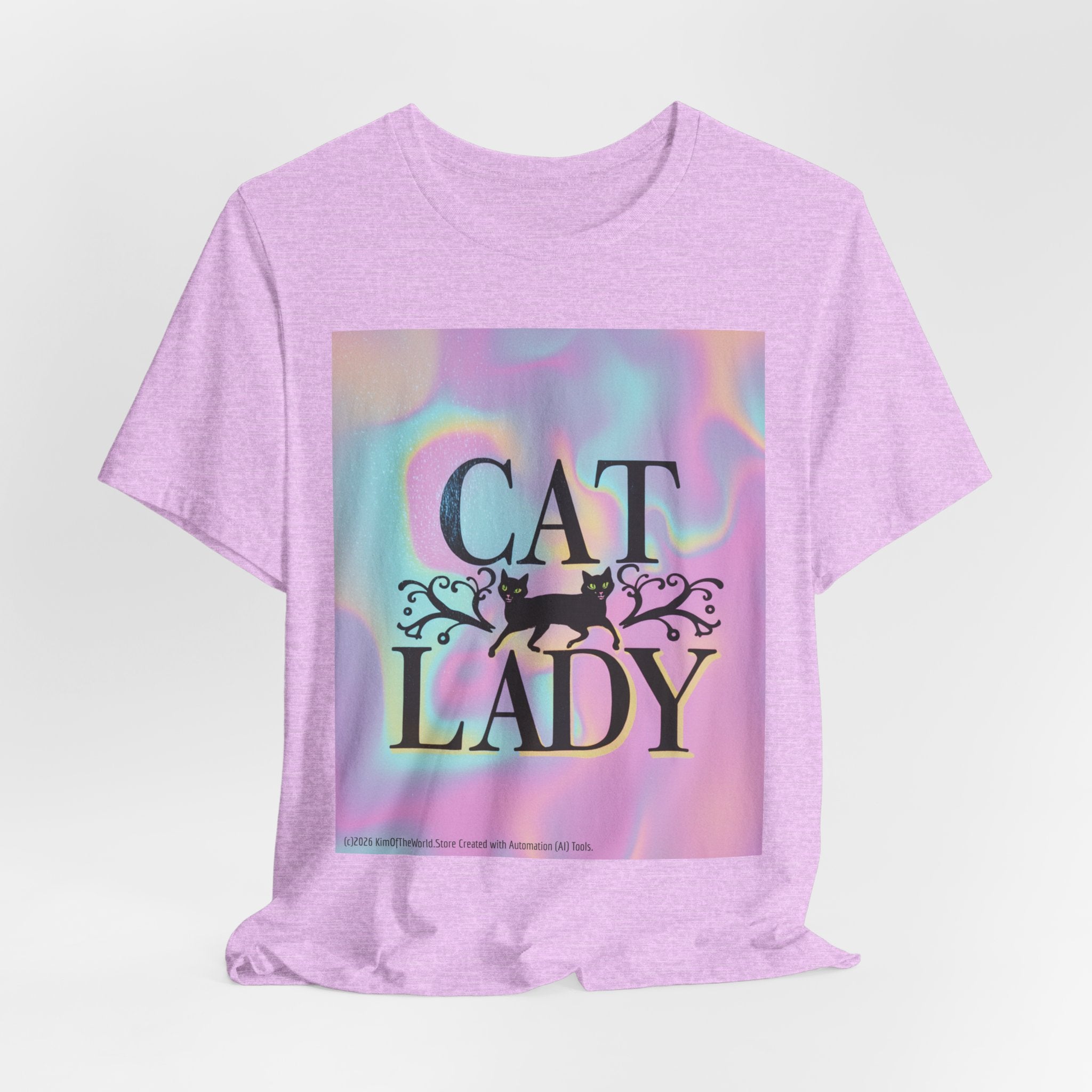 "Cat Lady" Tee —   Cute Catgirl T-Shirt