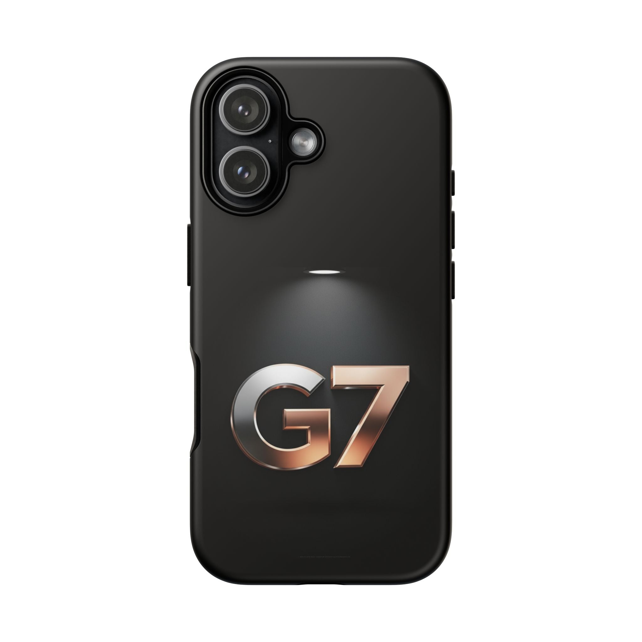 G7 Spotlight Tough Phone Case — Sleek Metallic Logo Protective Cover