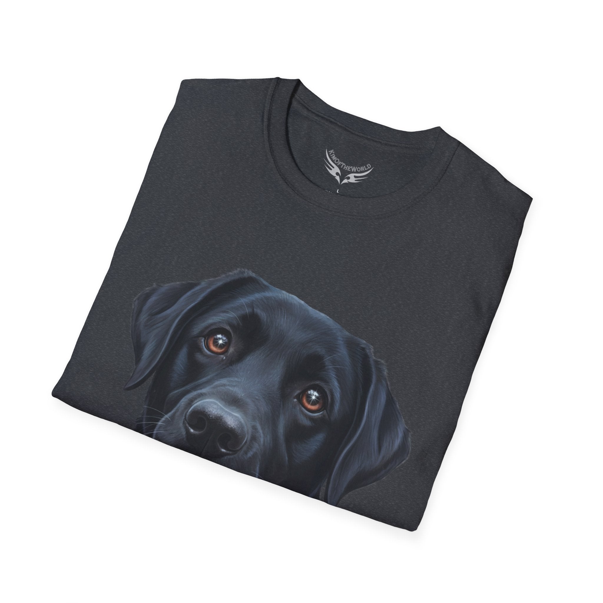 Black Labrador Retriever Dog Lab Parent Tee  - Softstyle T-Shirt