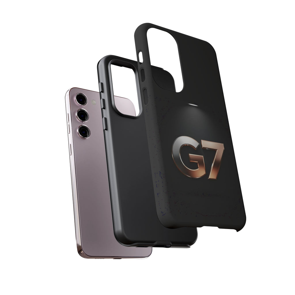 G7 Spotlight Tough Phone Case — Sleek Metallic Logo Protective Cover