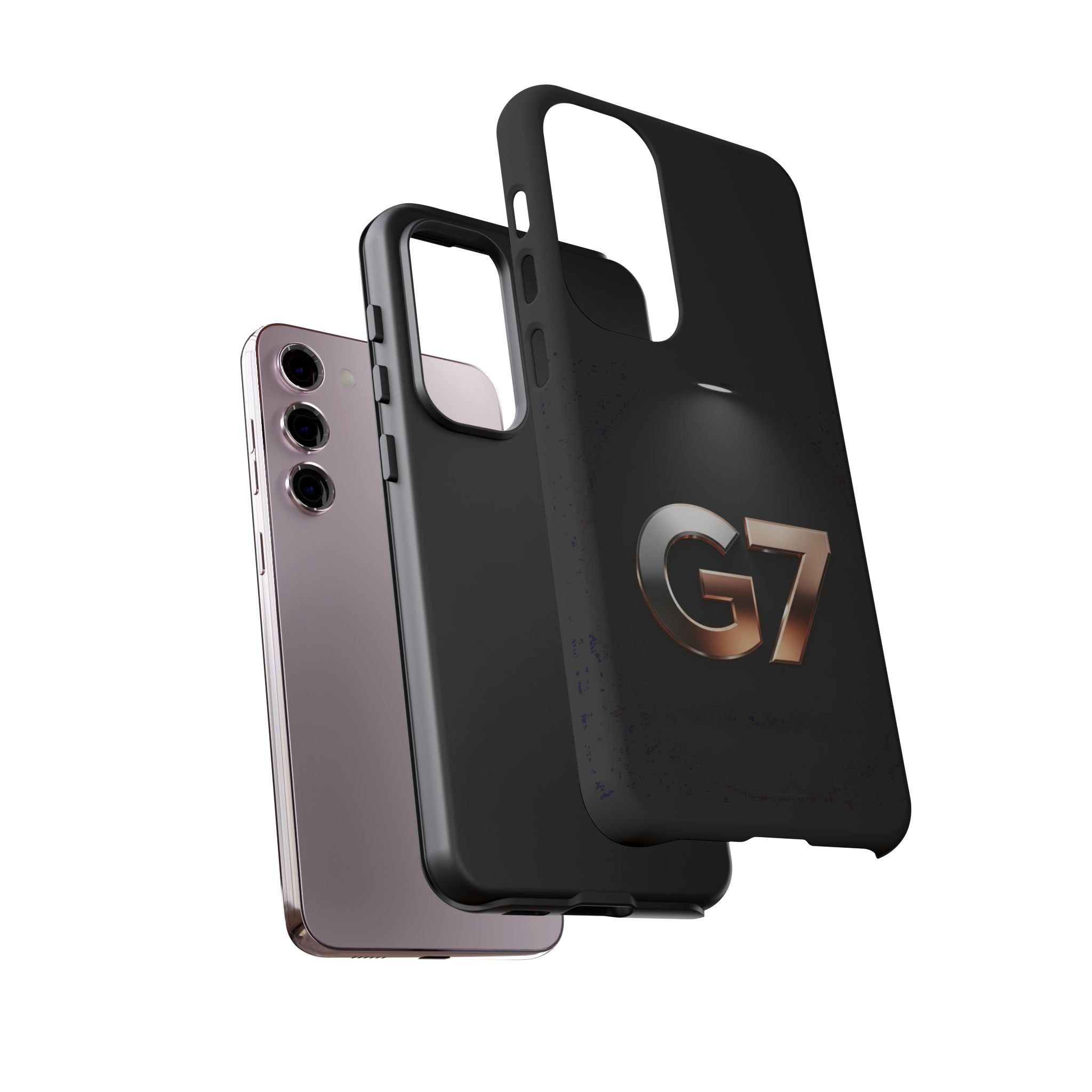 G7 Spotlight Tough Phone Case — Sleek Metallic Logo Protective Cover