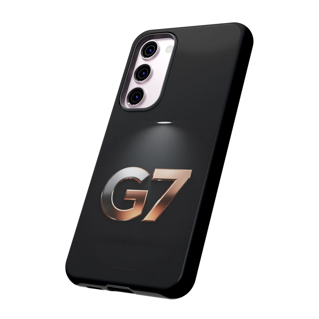 G7 Spotlight Tough Phone Case — Sleek Metallic Logo Protective Cover