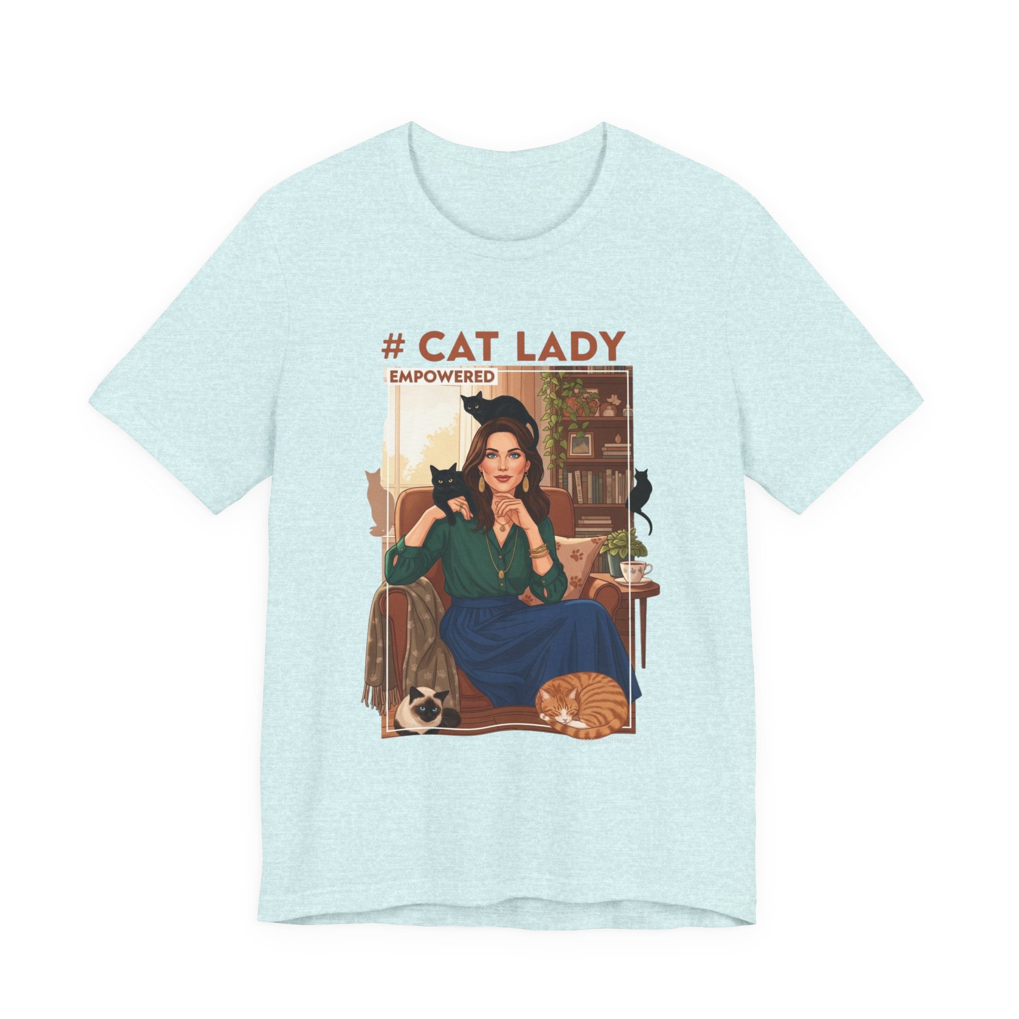 "Cat Lady - #Empowered" Tee —   Cute Catgirl T-Shirt