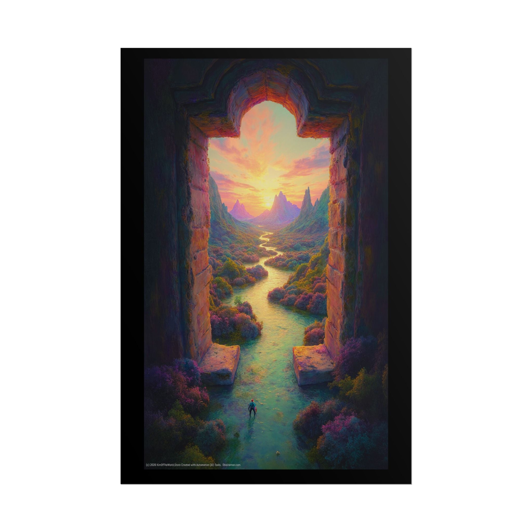Surreal Giant Scenery & Otherworldly Portal Art