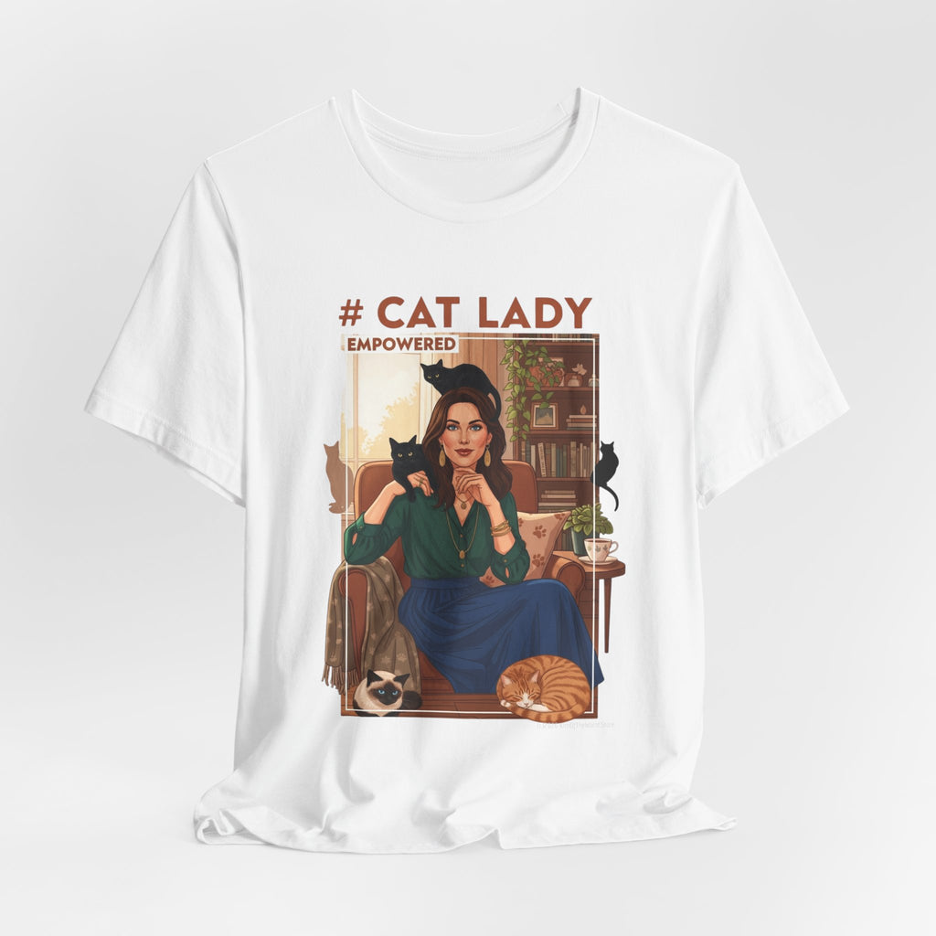 "Cat Lady - #Empowered" Tee —   Cute Catgirl T-Shirt