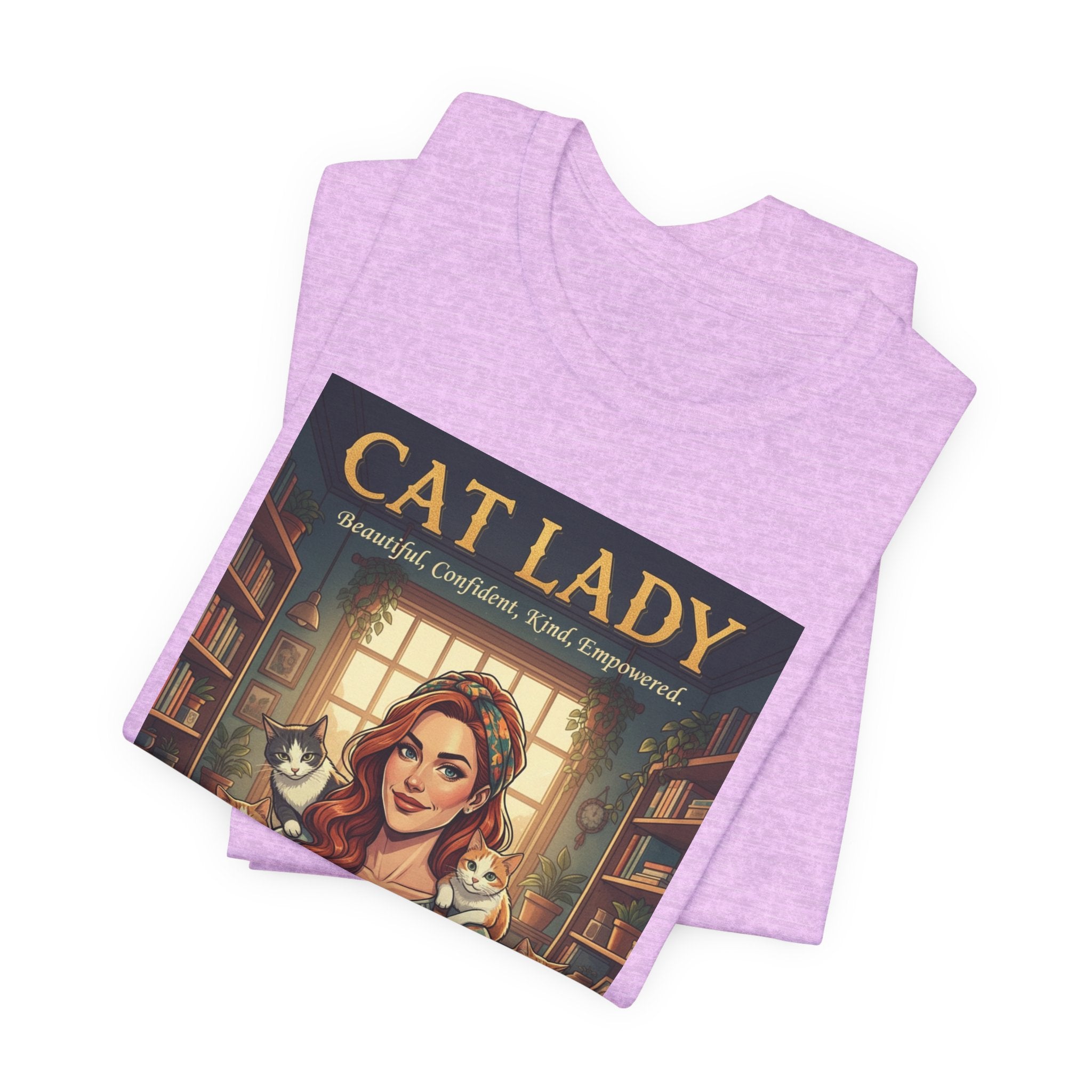 "Cat Lady - Empowered" Tee —   Cute Catgirl T-Shirt