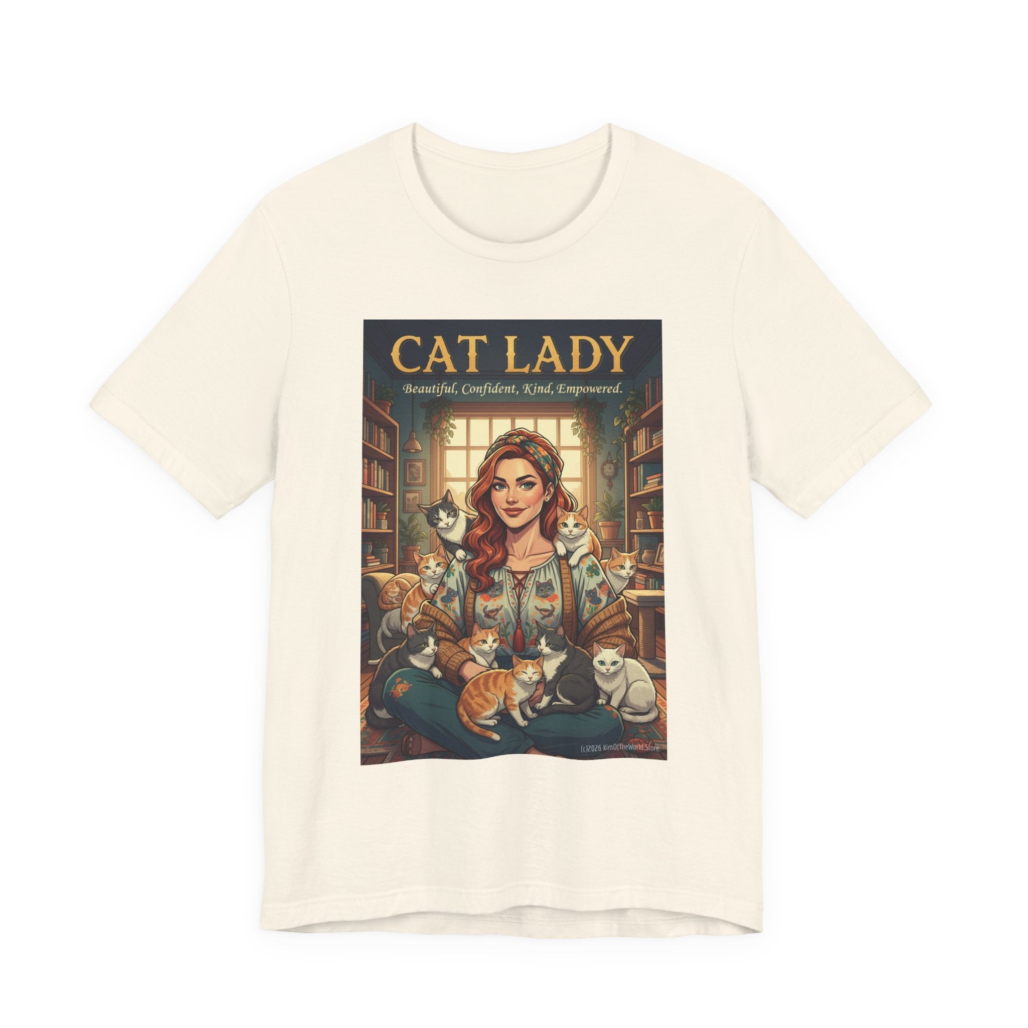 "Cat Lady - Empowered" Tee —   Cute Catgirl T-Shirt