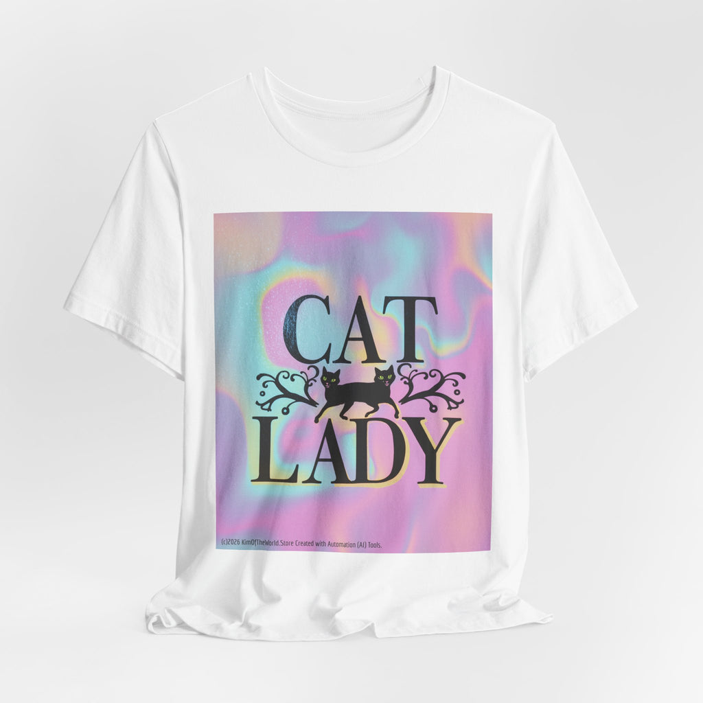 "Cat Lady" Tee —   Cute Catgirl T-Shirt