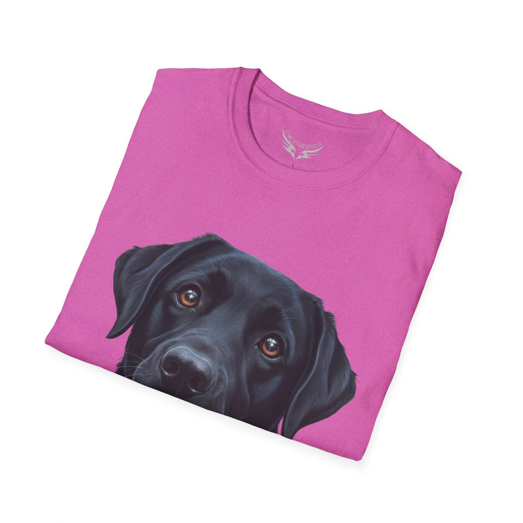 Black Labrador Retriever Dog Lab Parent Tee  - Softstyle T-Shirt