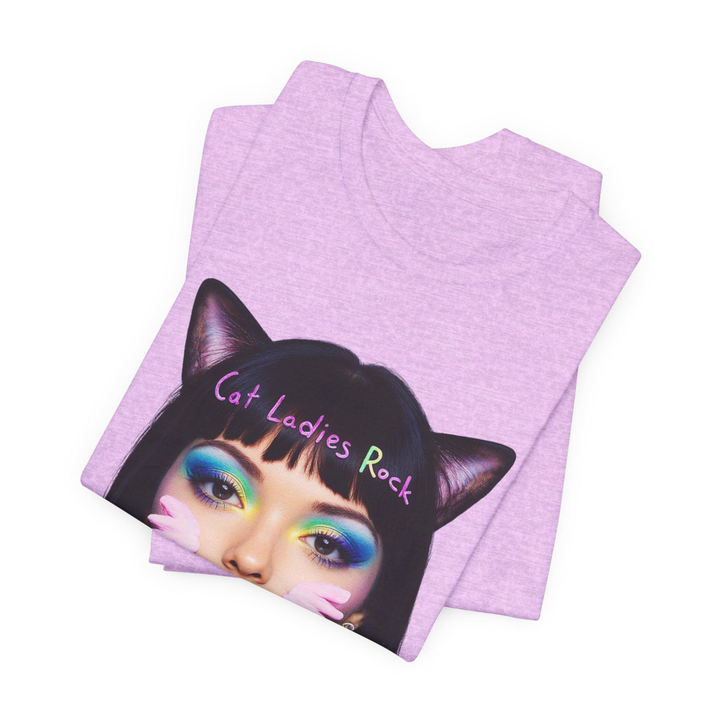 Cat Ladies Are Not A Phase Tee — 'Cat Ladies Rock - Change my Mind' Cute Catgirl T-Shirt