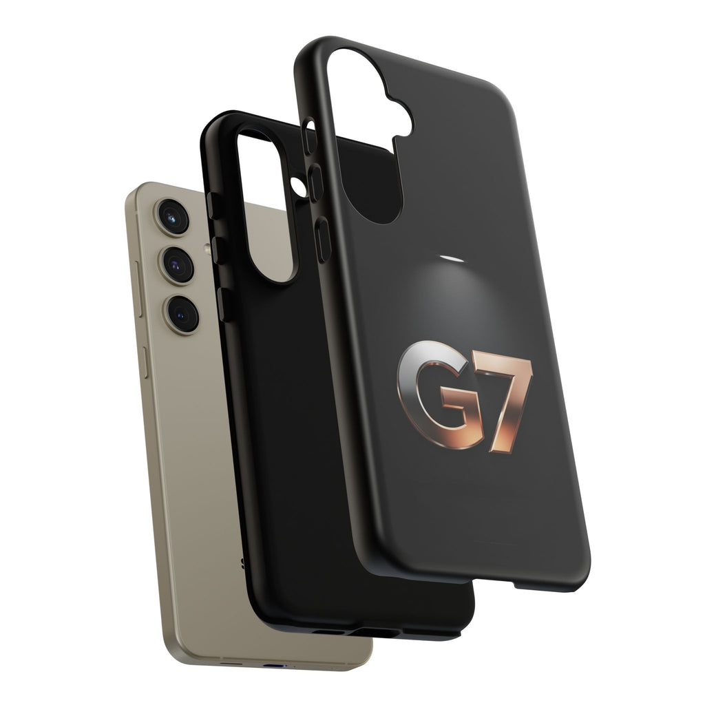 G7 Spotlight Tough Phone Case — Sleek Metallic Logo Protective Cover