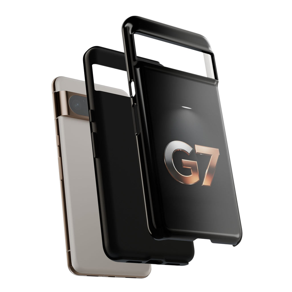 G7 Spotlight Tough Phone Case — Sleek Metallic Logo Protective Cover