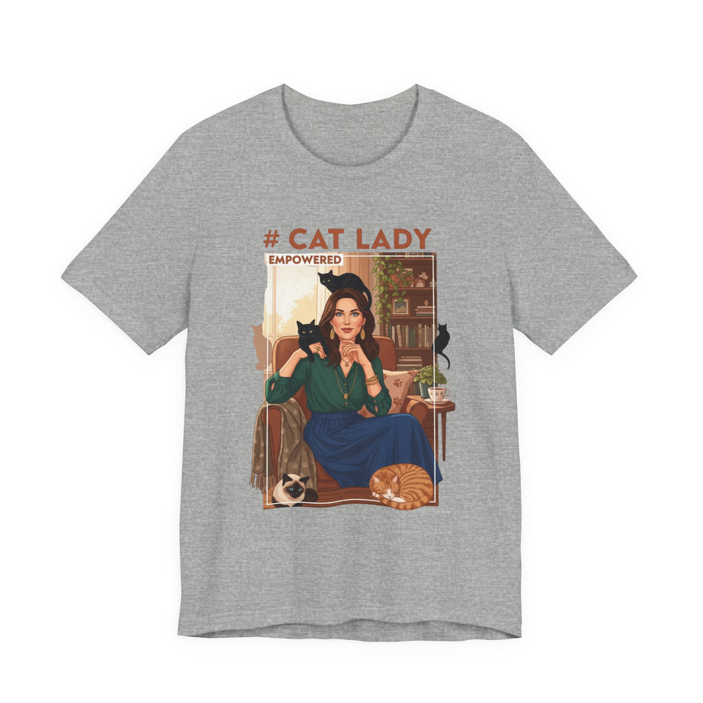 "Cat Lady - #Empowered" Tee —   Cute Catgirl T-Shirt