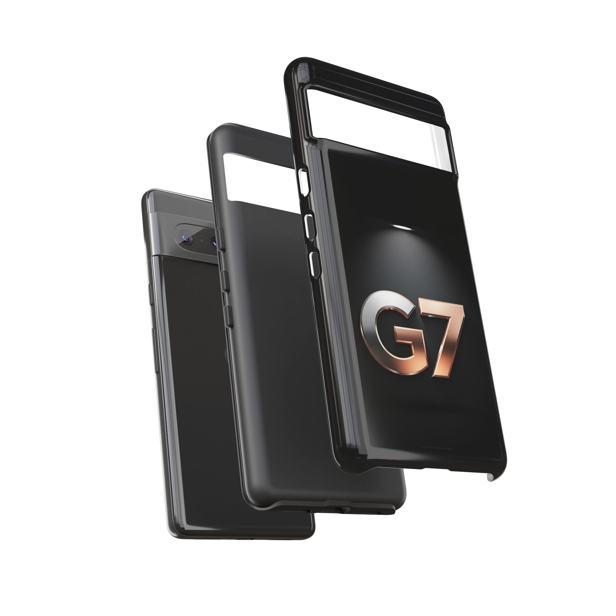 G7 Spotlight Tough Phone Case — Sleek Metallic Logo Protective Cover