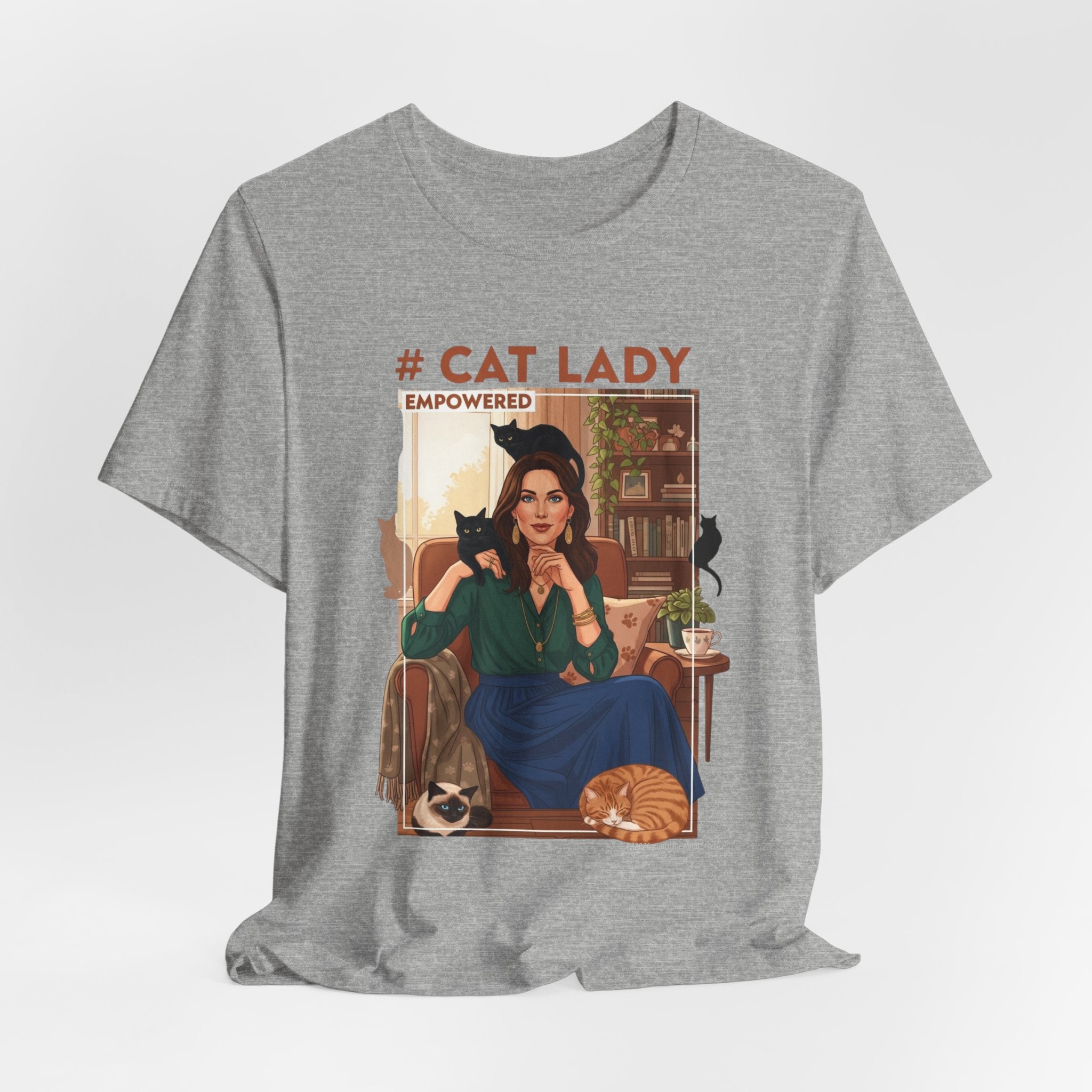 "Cat Lady - #Empowered" Tee —   Cute Catgirl T-Shirt
