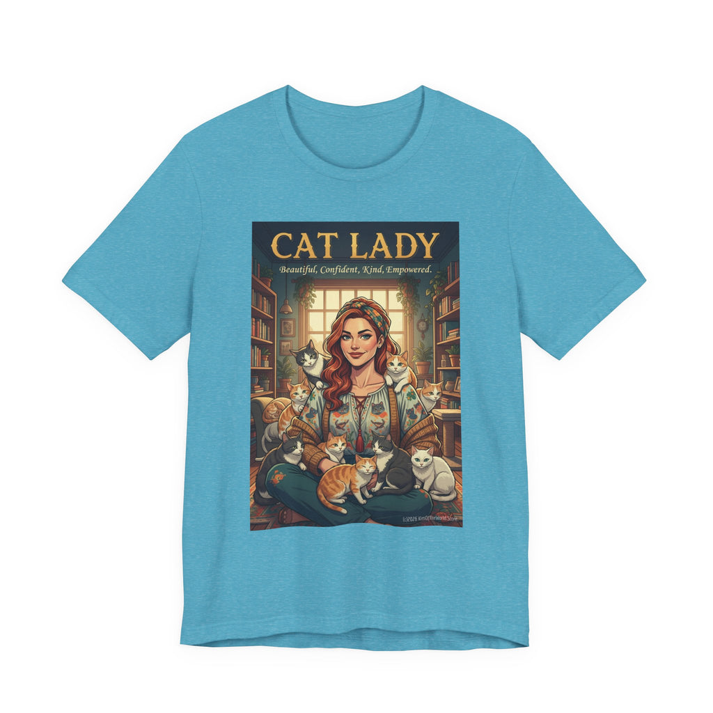 "Cat Lady - Empowered" Tee —   Cute Catgirl T-Shirt