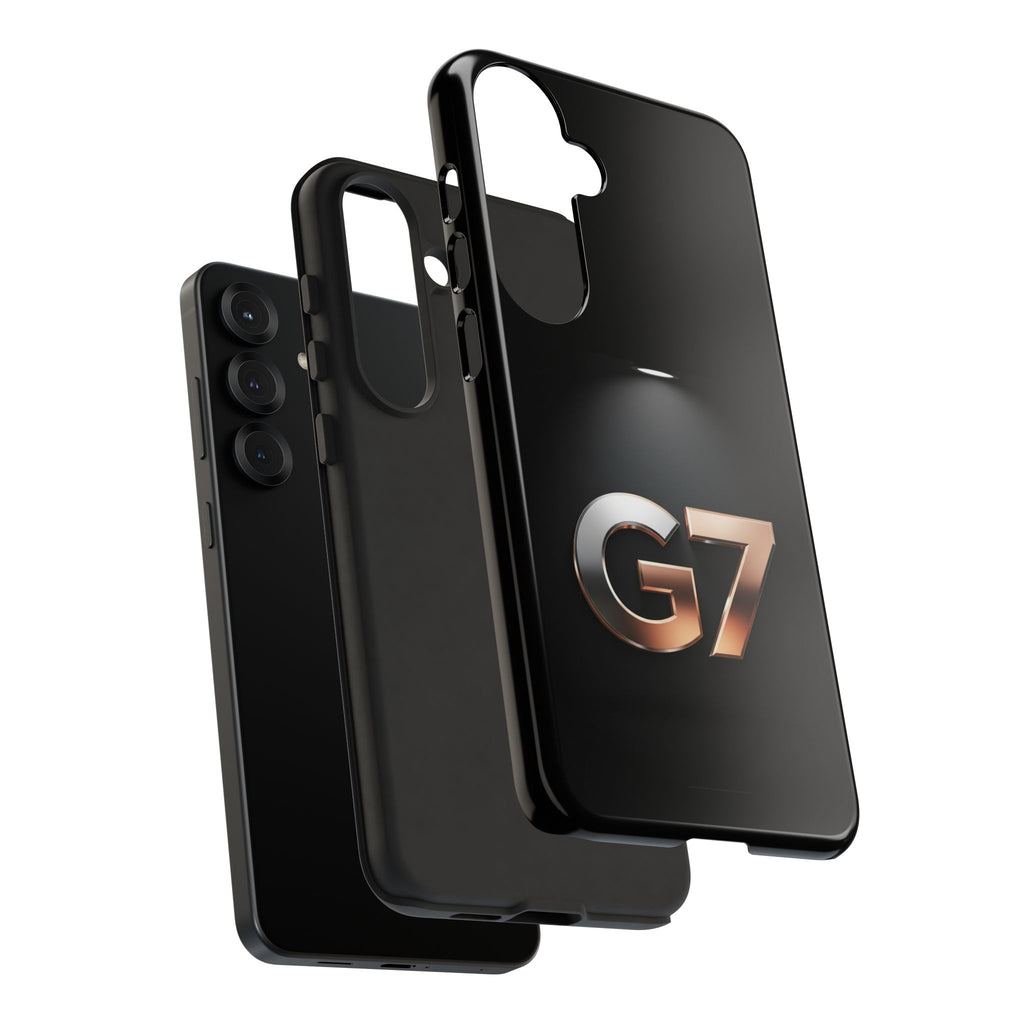 G7 Spotlight Tough Phone Case — Sleek Metallic Logo Protective Cover