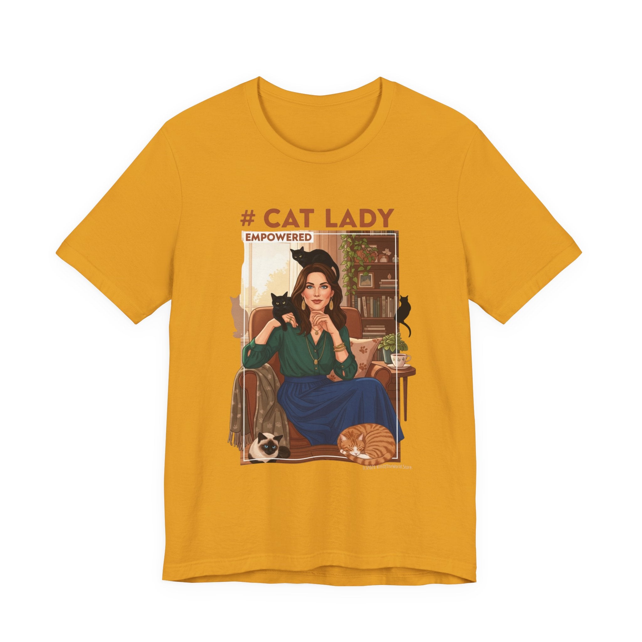 "Cat Lady - #Empowered" Tee —   Cute Catgirl T-Shirt