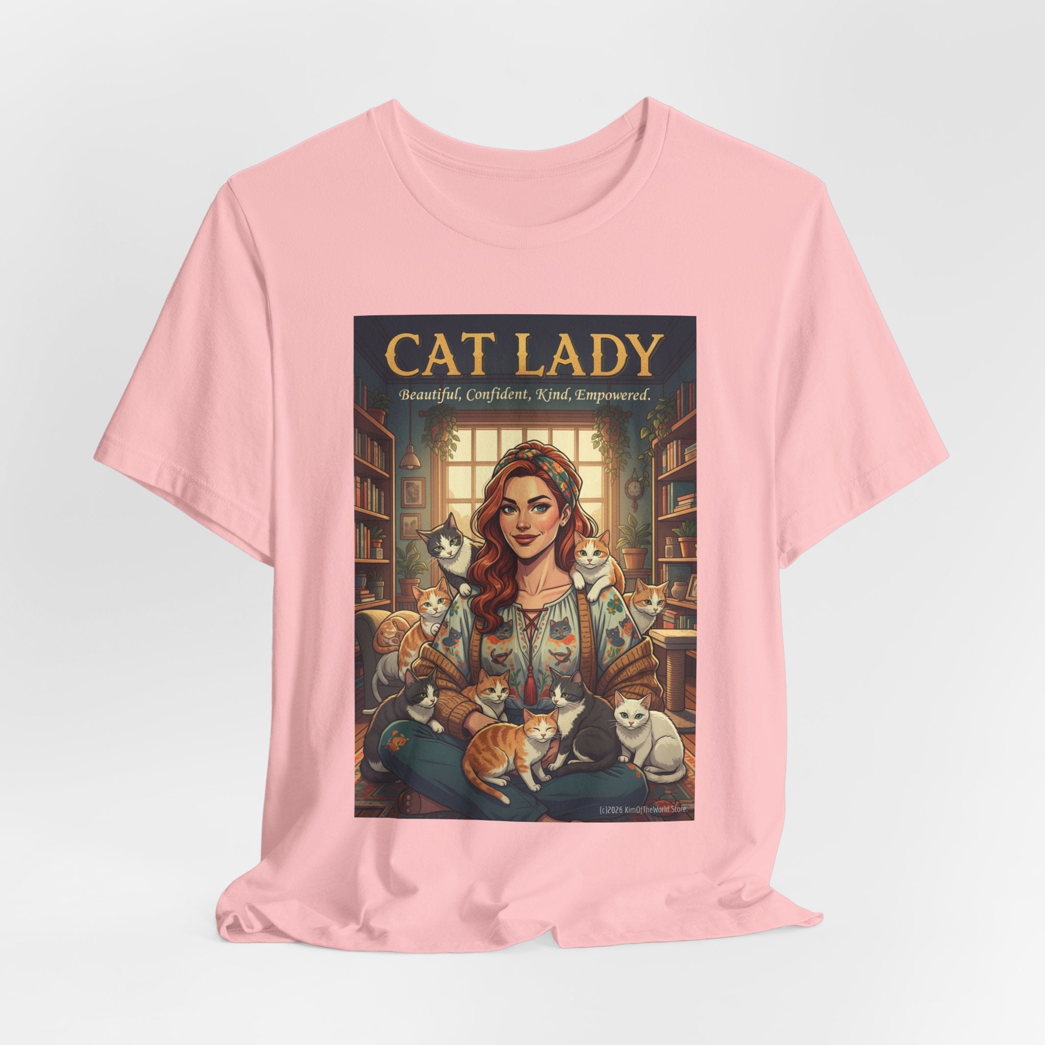 "Cat Lady - Empowered" Tee —   Cute Catgirl T-Shirt