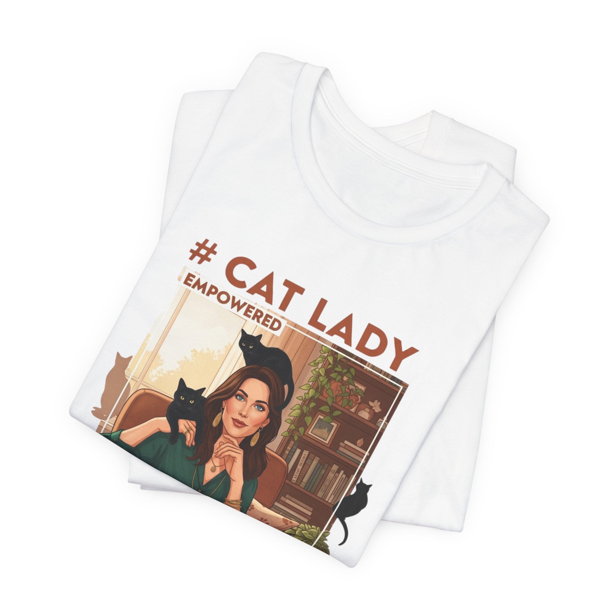 "Cat Lady - #Empowered" Tee —   Cute Catgirl T-Shirt