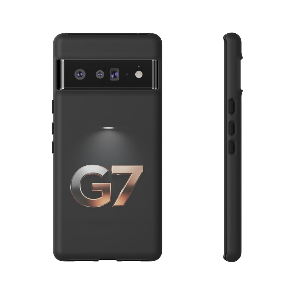 G7 Spotlight Tough Phone Case — Sleek Metallic Logo Protective Cover