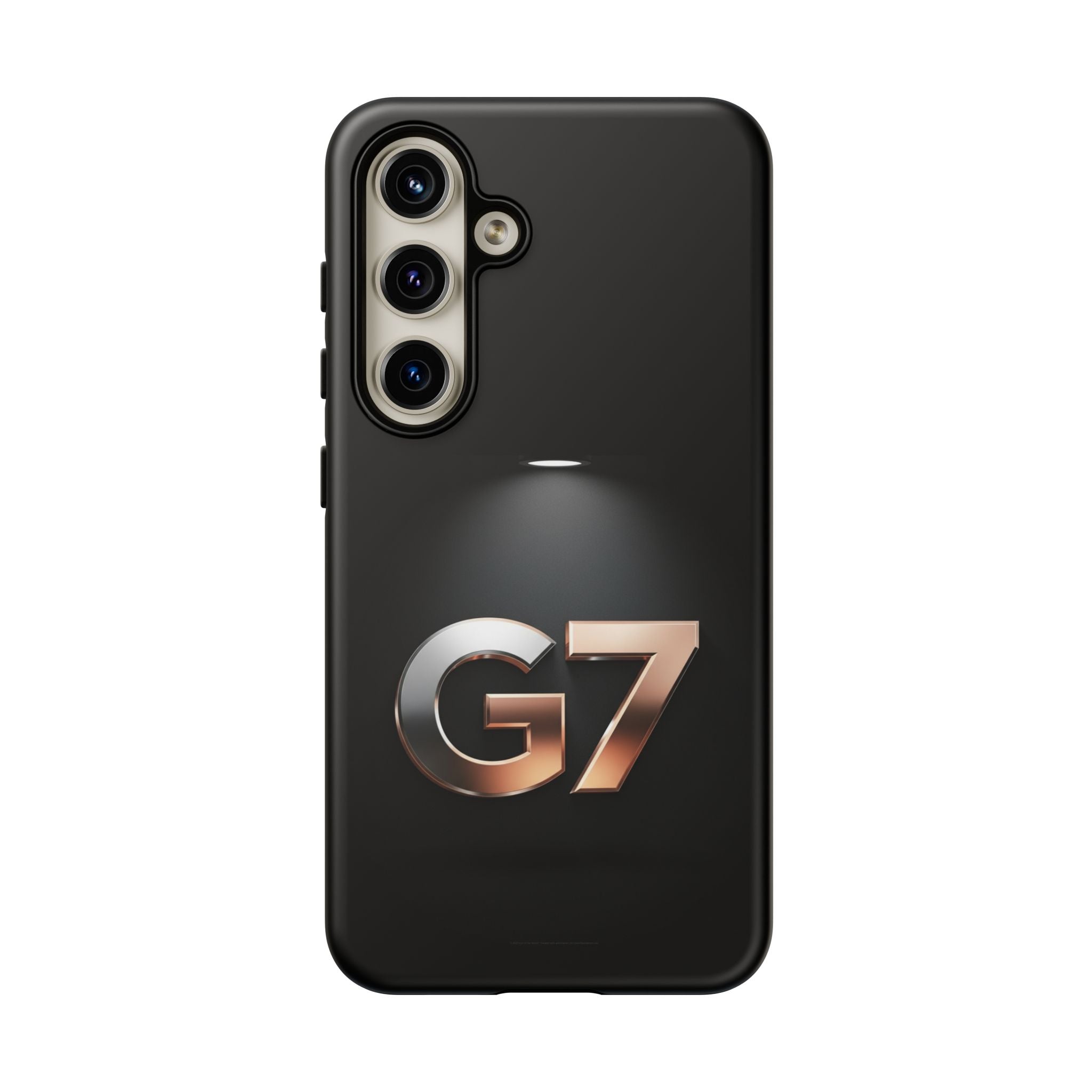 G7 Spotlight Tough Phone Case — Sleek Metallic Logo Protective Cover