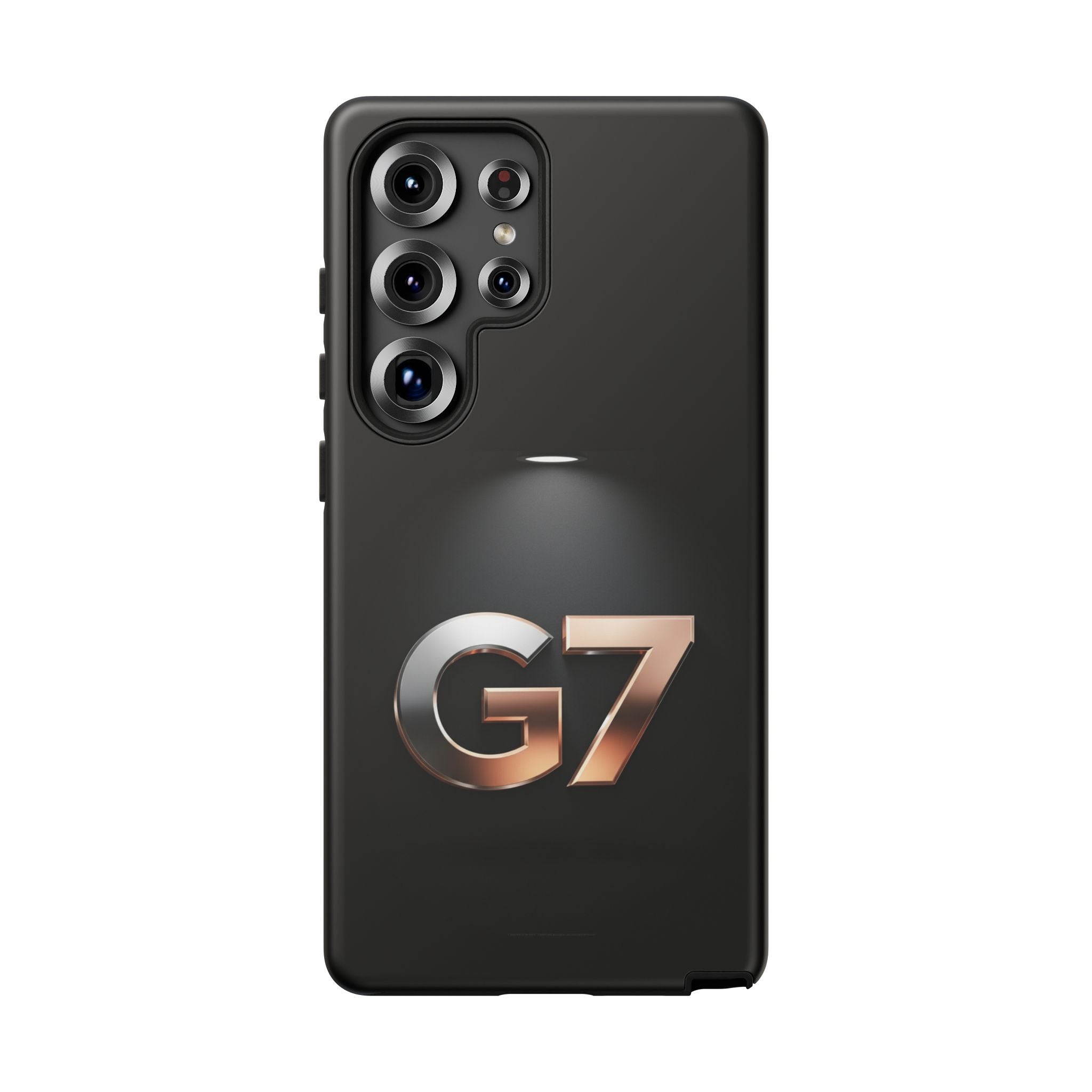 G7 Spotlight Tough Phone Case — Sleek Metallic Logo Protective Cover