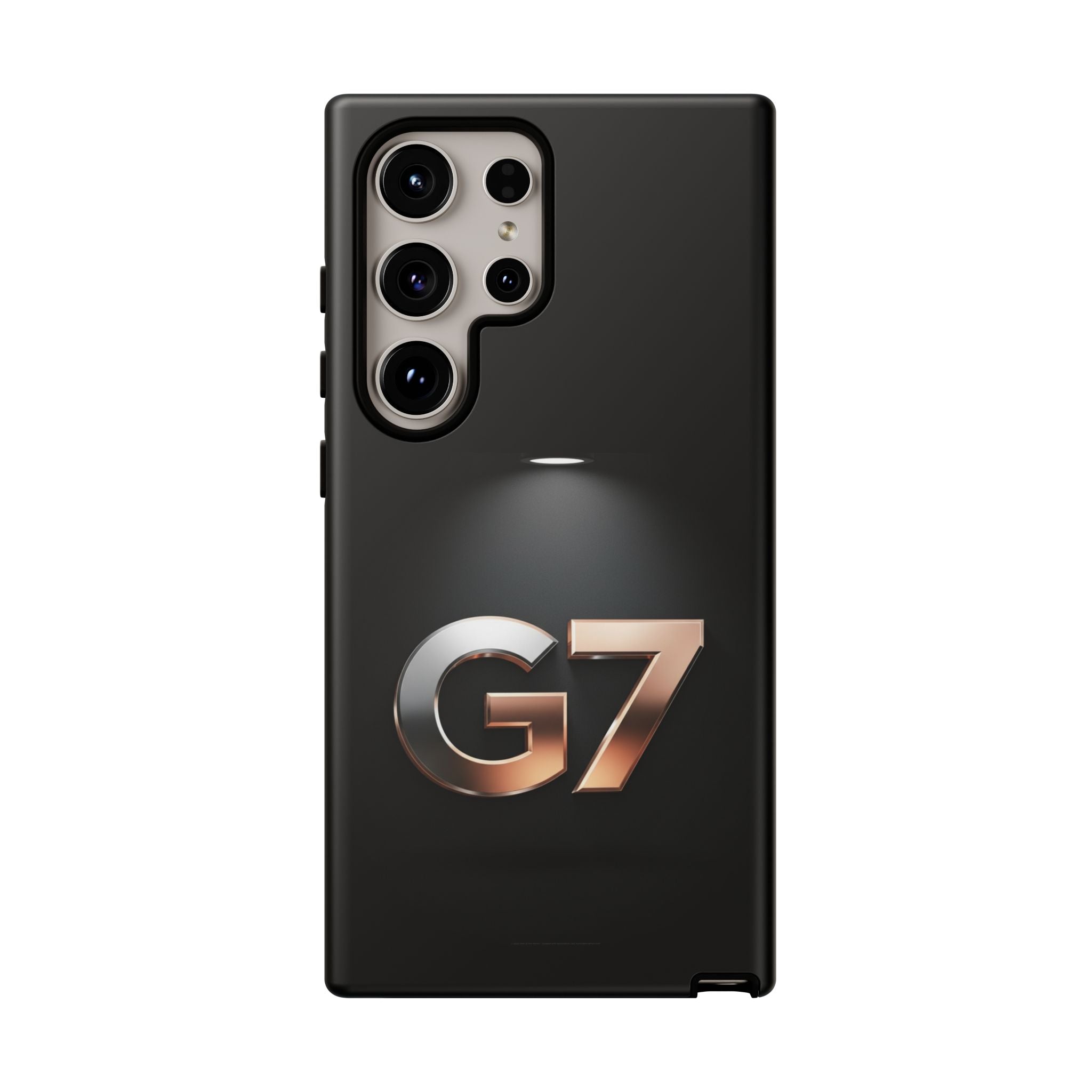 G7 Spotlight Tough Phone Case — Sleek Metallic Logo Protective Cover