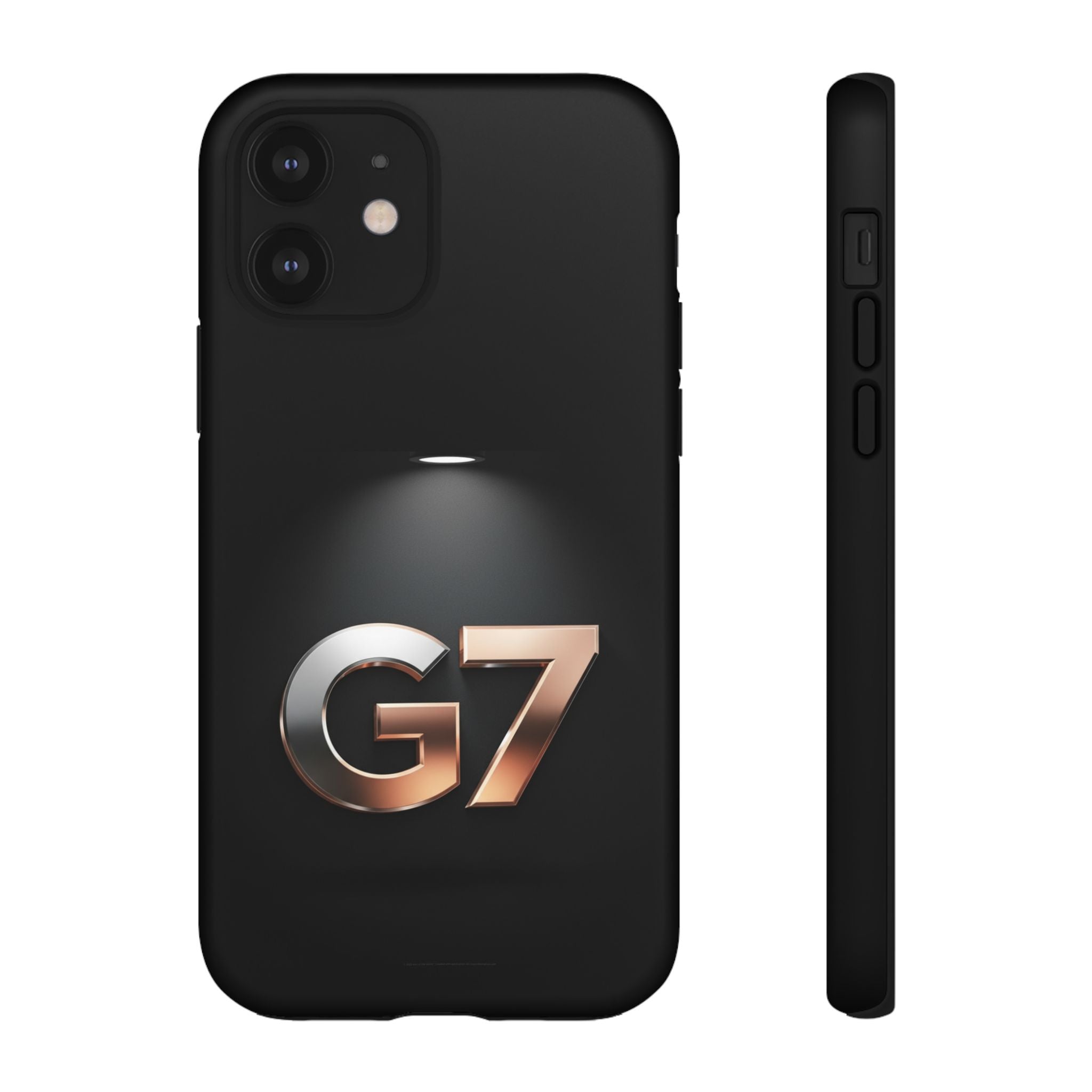 G7 Spotlight Tough Phone Case — Sleek Metallic Logo Protective Cover
