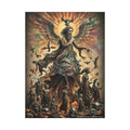 3D Angels & Demons Coming Together Wall Art — Matte Stretched Canvas 36’’ x 48’’ (Vertical) / 1.25’’ Canvas