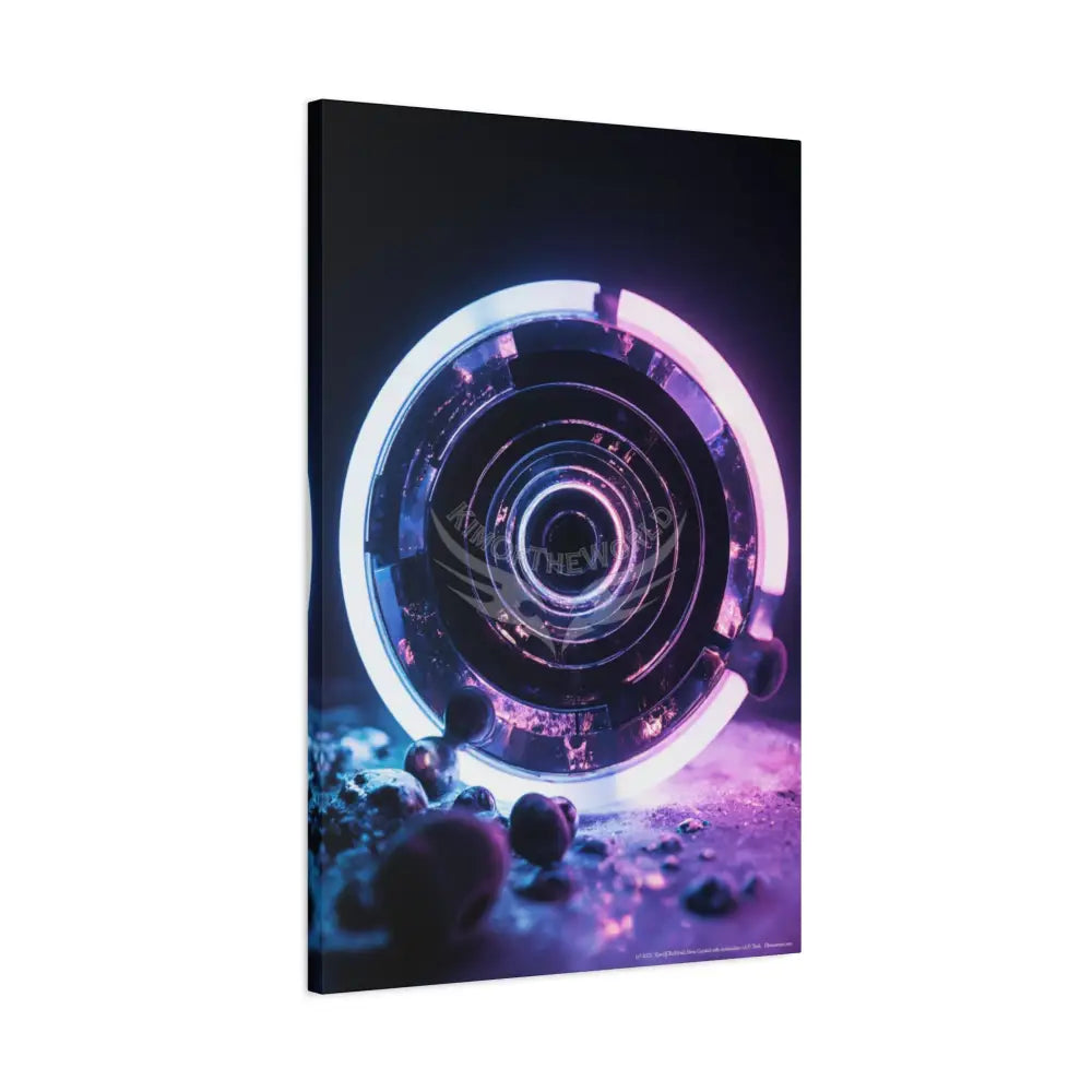 3D Black Light Block Multiverse Canvas Print — Dimensional Wall Art Canvas