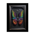 3D Black Matte Gothic Spectrum Butterfly Florals & Winged Creatures - Rolled Posters 18″ x 24″ (Vertical) / Semi Glossy