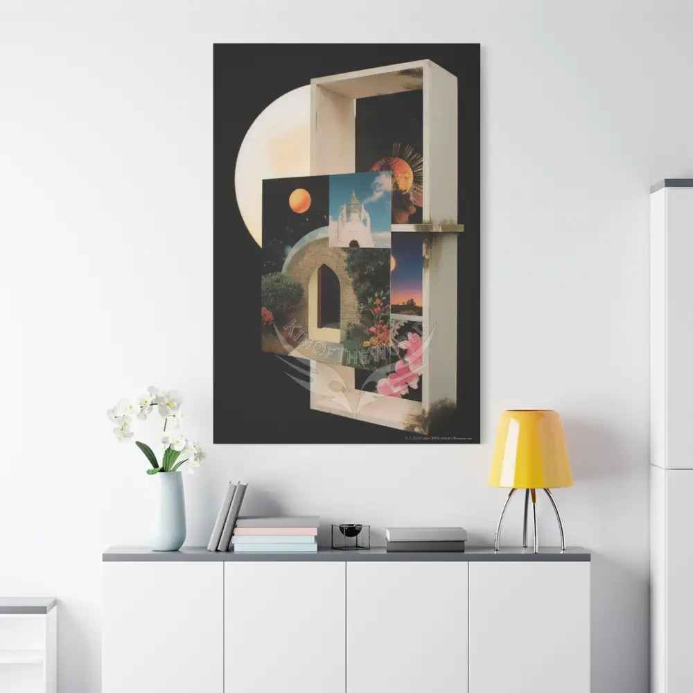 3D Block Canvas Print — Dimensional Wall Art Canvas