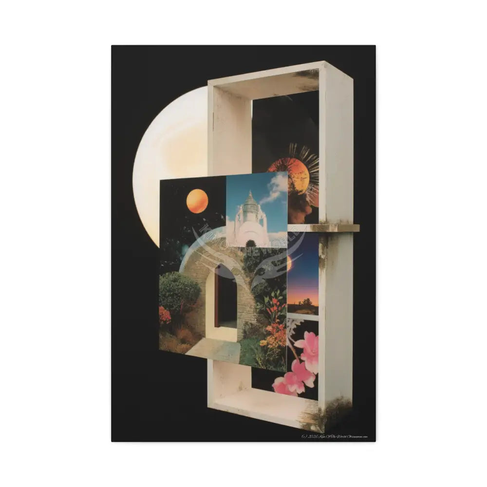 3D Block Canvas Print — Dimensional Wall Art 24’’ x 36’’ (Vertical) / 1.25’’ Canvas