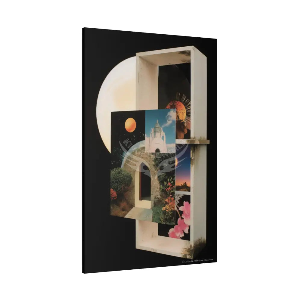 3D Block Canvas Print — Dimensional Wall Art Canvas