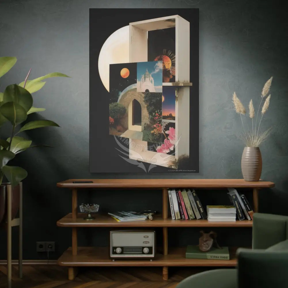 3D Block Canvas Print — Dimensional Wall Art Canvas