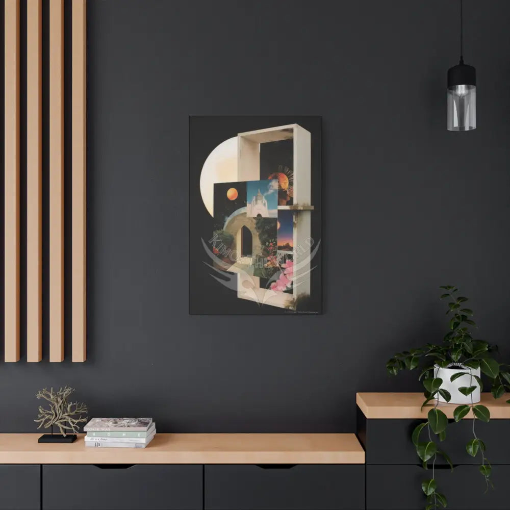 3D Block Canvas Print — Dimensional Wall Art Canvas
