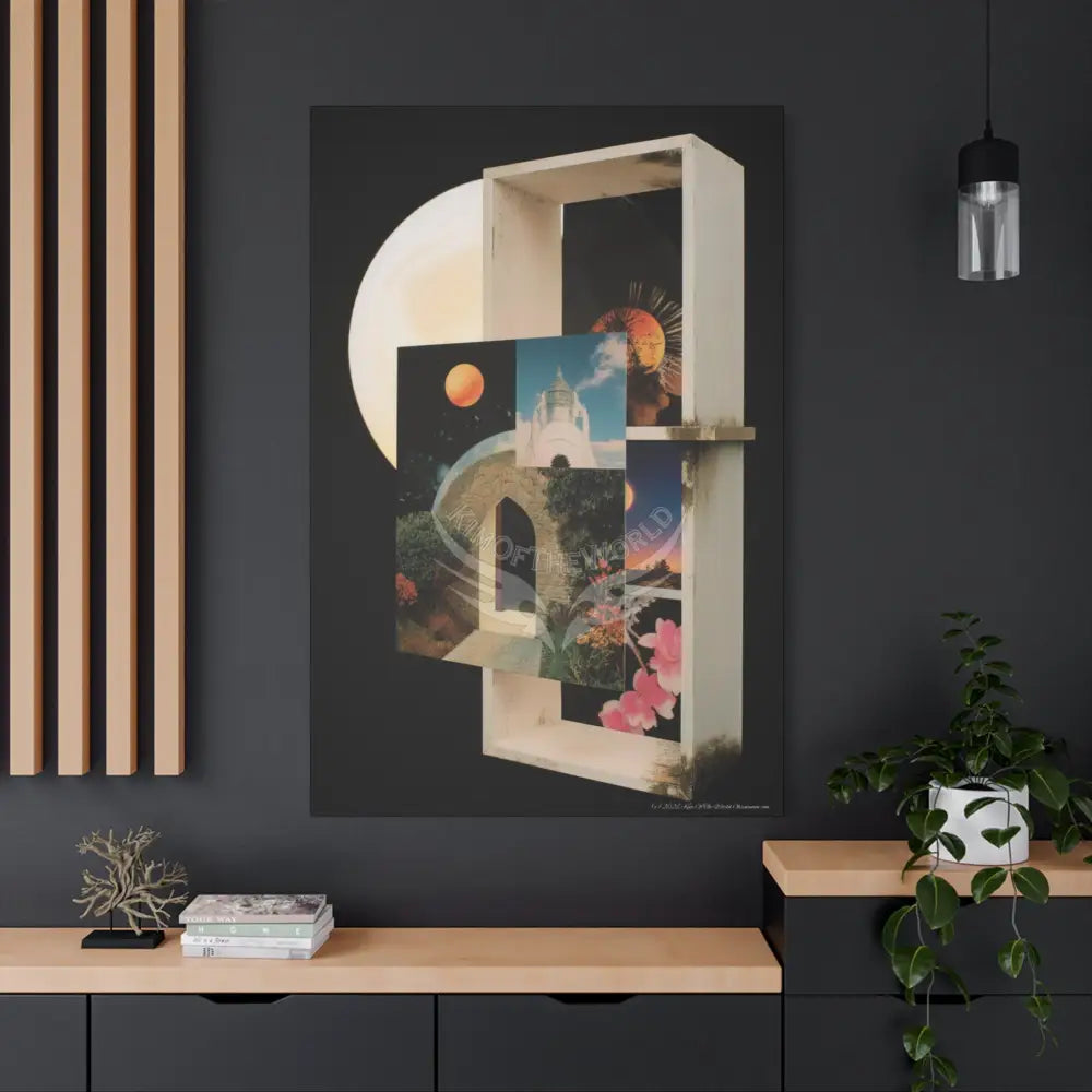 3D Block Canvas Print — Dimensional Wall Art Canvas