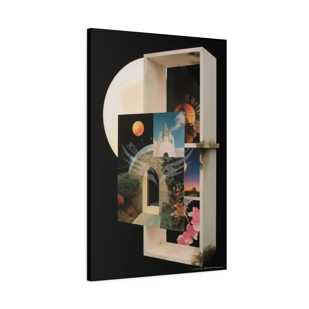 3D Block Canvas Print — Dimensional Wall Art Canvas
